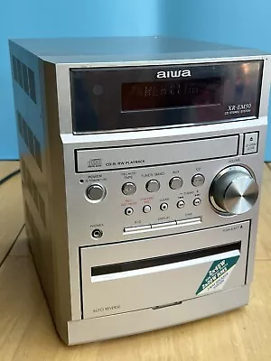 £19.99 • Buy Aiwa XR-EM50 Micro Bookshelf HiFi Stereo System CD Cassette Radio Unit Only