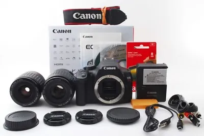 Canon EOS Kiss X4/Rebel T2i/550D 18.0MP 35-80/80-200mm Lens [Exc W/Box [jkh] • $659.66