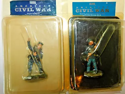 BRITAINS Ltd. 2011 Metal Civil War Union Infantry 2 Boxed Sets #31026 31125 H • $19.99