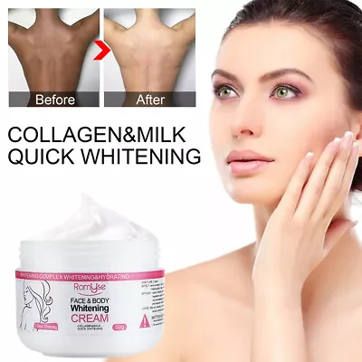 Dark Skin Permanent Bleaching Cream Whitening Lightening Brightening Body Face • £6.71