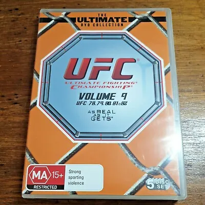 UFC Volume 9 Collection DVD 78 79 80 81 & 82 FREE POST • $21.50