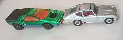 Vintage Corgi Lot Aston Martin James Bond Working Ejector Carabo Rockets Green. • $34.99