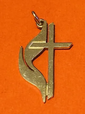 James Avery Retired 14k Gold Methodist Cross Pendant Or Charm • $249.99