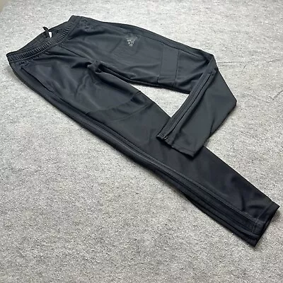 Adidas Tiro Pants Men M Black Tapered 30  Soccer DZ8765 Ankle Zip AeroReady • $21.99