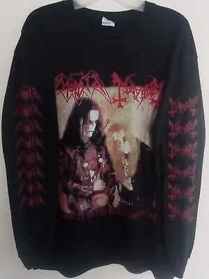 Morbid Long Sleeve L Shirt Abruptum Leviathan Von Dawn Behemoth Marduk Watain • $32