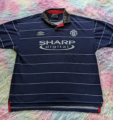 Manchester United Away Shirt 1999-2000 Size L • £9.99