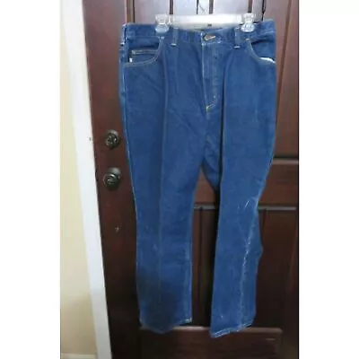 Carhartt Jeans Size 40 X 32   Stains Or Bleach On Leg Still Good Work Pants • $6