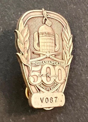 $22 • Buy 2006 Indianapolis Indy 500 Bronze Pit Badge  No. V087 Hornish Winner. Trophy