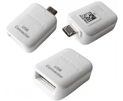 £2.45 • Buy Samsung Micro USB OTG Adapter Connector For Galaxy Tab A 10.1 Tab E 9.6 Tab S2 8