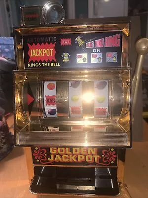 Vintage Waco Golden Jackpot Automatic Mini Machine Tabletop Play Toy • $30