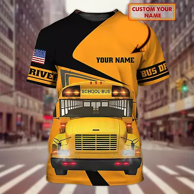 Bus Driver - Personalized Name 3D All Over Printed Gift For Bus Driver_7807 • $26.99