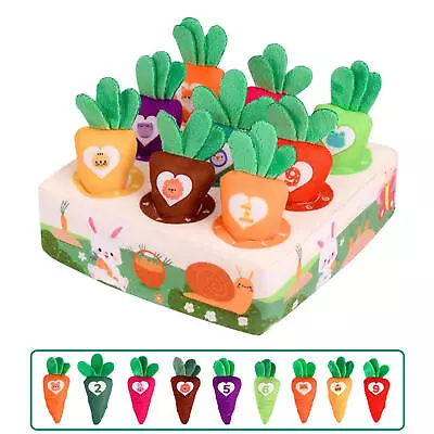 Montessori Toys Carrot Harvest Stuffed Montessori Toys Carrots Harvest Game • $10.82