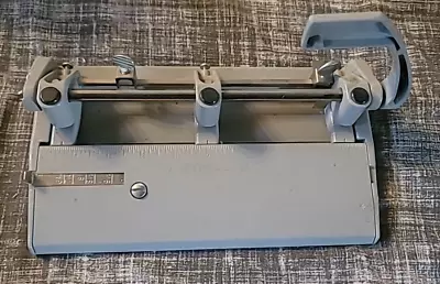 Vintage Foothill 310 3 Hole Punch Heavy Duty Standard Binder Size Tested & Works • $15