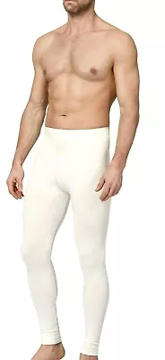 Men's Long Johns Bottom Underwear 100% Pure Cotton Base Layer (1510) • $8.69