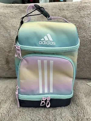 Adidas Excel 2 Insulated Lunch Bag School Work Multiple Compartments NEW • $19