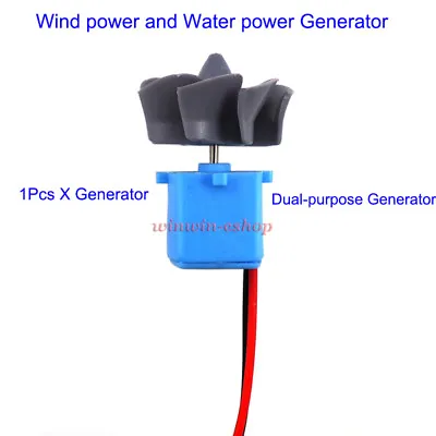 £4.06 • Buy Mini Wind Turbines Generator Hydraulic Generator Micro Motor Toy Project DIY Kit