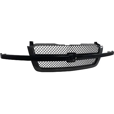 Grille Assembly For 2003-2006 Chevrolet Silverado 1500 Avalanche 1500 Paintable • $87.73