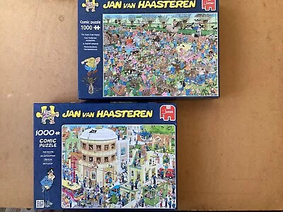 Jan Van Haasteren 1000 Piece Jigsaws X2 • £11.95