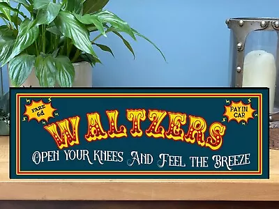 Fair Ground Waltzers Circus Ride Retro Quote Wooden Plaque Sign RSF01 • £14.95