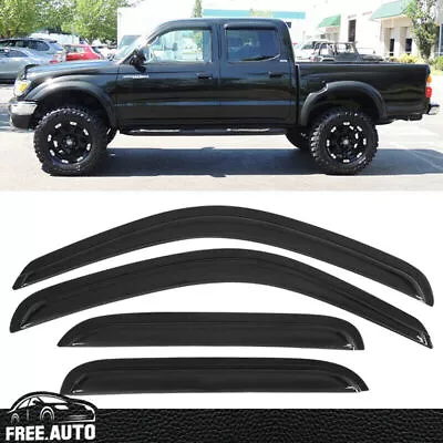 For 01-04 Toyota Tacoma Crew Cab Window Visor Rain Deflector Guard 4PCS Set • $32.99