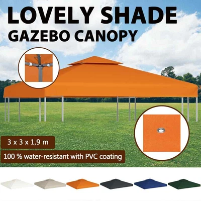 $48.99 • Buy VidaXL 2-Tier Gazebo Top Cover Canopy Replacement 310 G/m² Multi Sizes/Colours