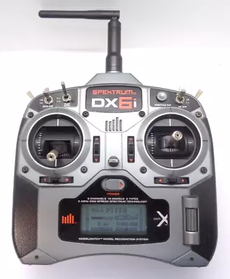 Spektrum DX6I DSMX/DSM2 2.4GHz Transmitter Good Condition On Mode 2 • £79.99