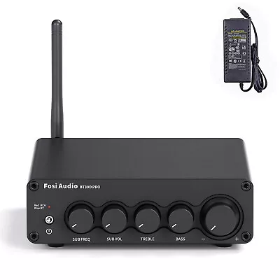 Fosi Audio BT30D Pro Bluetooth Stereo Audio Receiver Amplifier Mini HiFi  Home • $95.99