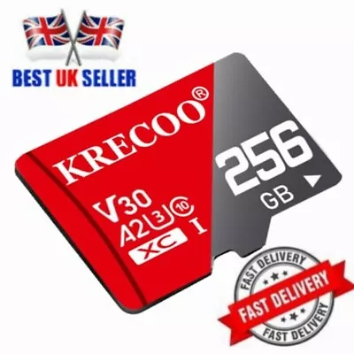 Micro SD Memory Card 256GB 1TB Class10 Flash 4K TF Card Phone Camera Wholesale • £1.39