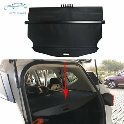 $74.70 • Buy Black Rear Cargo Cover Security Trunk Shielding For 2010-2017 Chevrolet Equinox