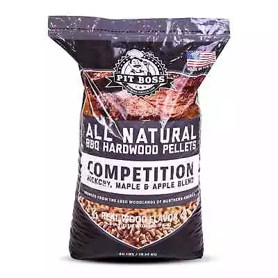 Pit Boss 100% All-Natural Hardwood Competition Blend BBQ Grillings 40 Pound Bag • $13.30