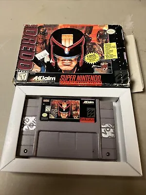 Judge Dredd - (Nintendo SNES 1995) Tested • $28