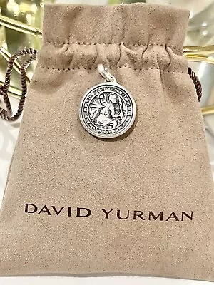 David Yurman 925 Sterling Silver Saint Christopher Amulet Pendant • $209.99