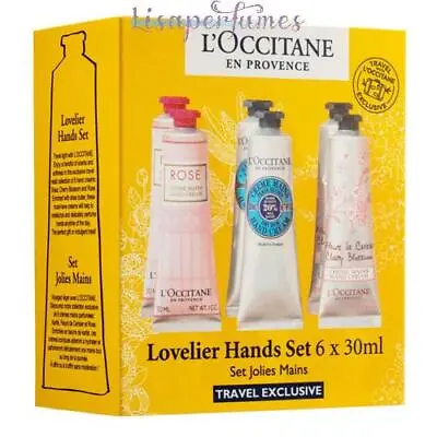 L'Occitane Travel Exclusive Lovelier Hands 6 Piece Set NIB • $40.58