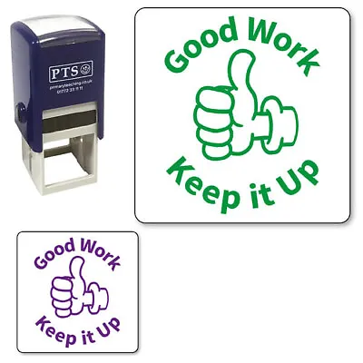 £9.96 • Buy Good Work Thumbs Up Pre Inked School Teacher Marking Feedback Stamper 25mm Kids
