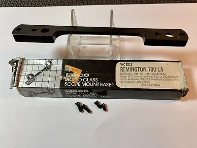 TASCO WORLD CLASS SCOPE BASES REMINGTON 700LA 721 725 RugerM77 Weatherby • $21.99