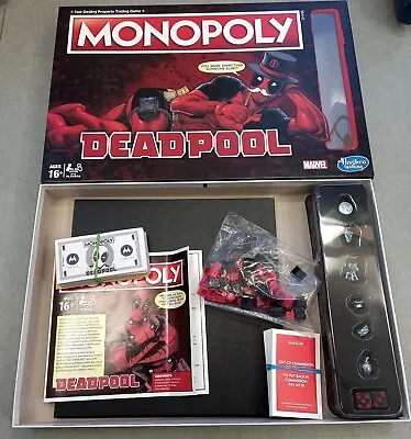 Monopoly Deadpool Marvel Edition Boxed Complete • £22.99