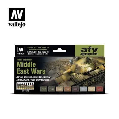 Vallejo Model Air Middle East Wars Paint Set VAL71619 • £14.99