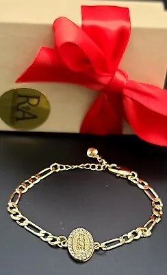  Lady Of Guadalupe Bracelet Gold Laminated/Pulcera De La Virgen • $14.99