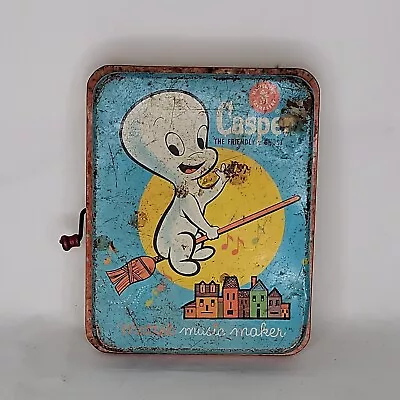 $70 • Buy Casper The Friendly Ghost MUSIC MAKER Mattel Copyright 1963 Stock 0514