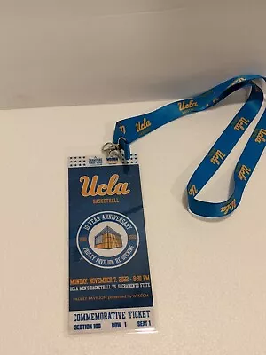 UCLA Basketball Pauley Pavilion Re-Opening 10th Anniversary Lanyard • $8