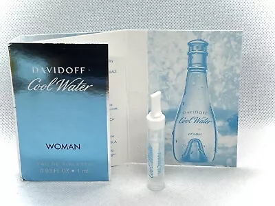 DAVIDOFF COOL WATER WOMAN 1ml EDT FOE WOMEN SAMPLE • £2.58