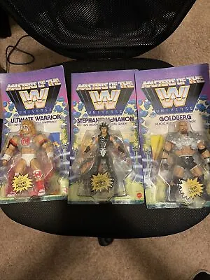 Masters Of The WWE Universe Lot Of 3 Ultimate Warrior Goldberg Stephanie McMahon • $27