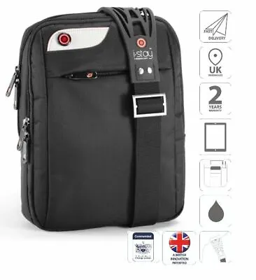 10.1  IPad Netbook Laptop Shoulder Bag With Non-Slip Strap Black Is0101 • £29.99