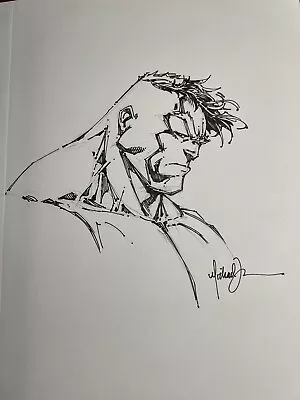 Michael Turner Original Hand Drawn Hulk Sketch One Of A Kind Signed • $2000