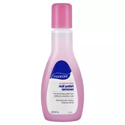 Manicare Nail Polish Remover Acetone Free 200ml • $4.99