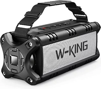 Bluetooth Speakers W-KING 50W Portable Bluetooth Speaker Wireless Loud IPX6 W • £109.45