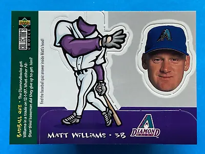 1998 Upper Deck Collector's Choice Mini Bobbing Heads Matt Williams #3 • $1.99