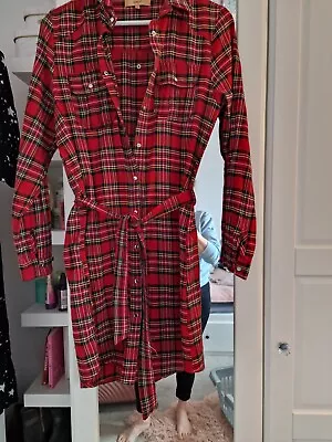 Tartan Dress Size Large • £2.50