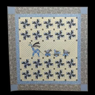 Giraffe & Birds Applique Baby Quilt Pattern - 48x52 Boy Girl Unisex Nursery • $17.60