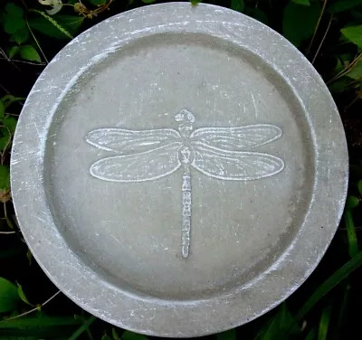 Dragonfly Birdbath Mold Concrete Plaster Poly Plastic Cast 100's   9.5  X 1.5   • $42.95